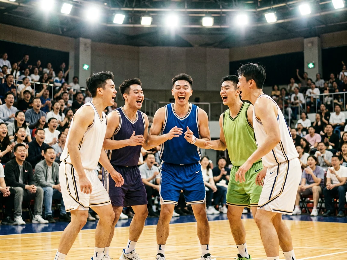 篮球赛前热身,篮球积分榜谁能占据榜首之